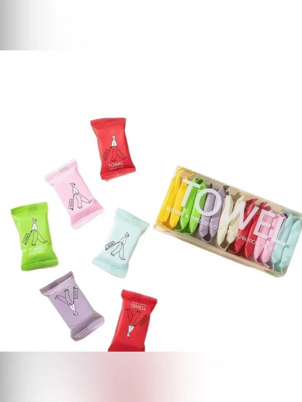 Disposable Compressed Travel Towels - 14 Pack